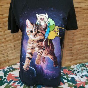 Space Kitty with Finn & Jake  Unisex size M child